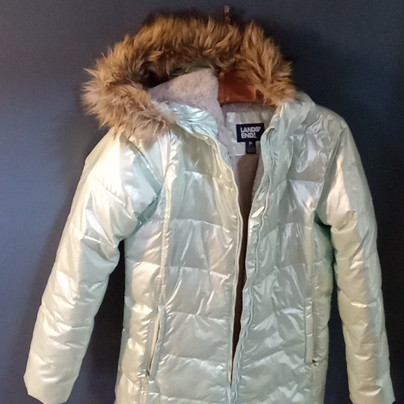 * SOLD * Lands' End puffer winter coat - Picture 1 of 8